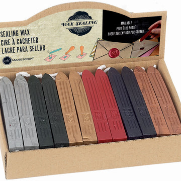 Manuscript Pen Manuscript Traditional Sealing Wax Sticks W/Wick 36/Pkg - Multi, MSRP $2.55 Each