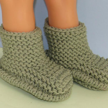Simple Superfast Children's Garter Stitch Ankle Boots