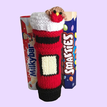 Postbox chocolate holders with Robin
