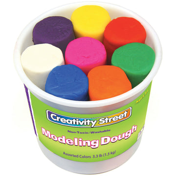 Pacon Modeling Dough 4oz 8/Pkg - Assorted Colors