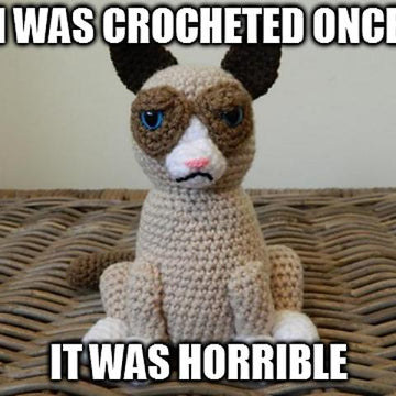 Grumpy Cat Tardar Sauce meme amigurumi plush