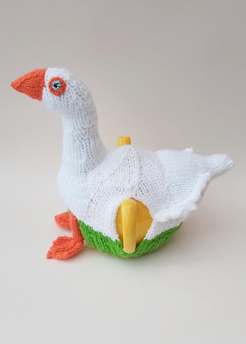 White Embden Goose Tea Cosy