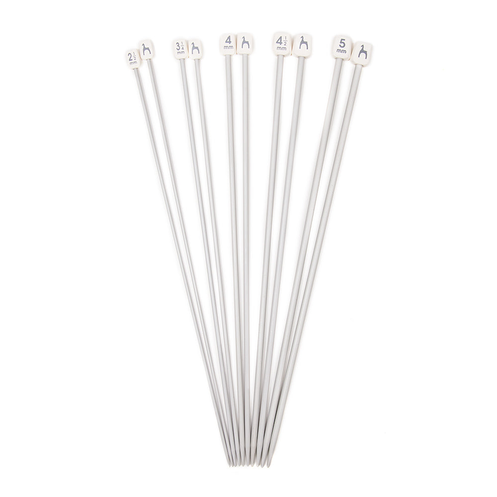 Pony Aluminium Single Point Needles 30cm
