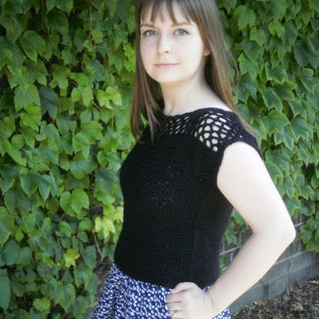 Lace crochet crop top