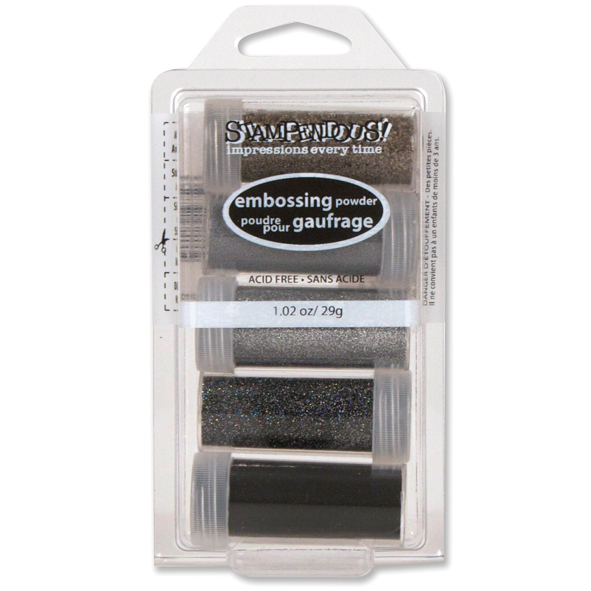 Stampendous Embossing Powder 5/Pkg 1.02oz - Aperture