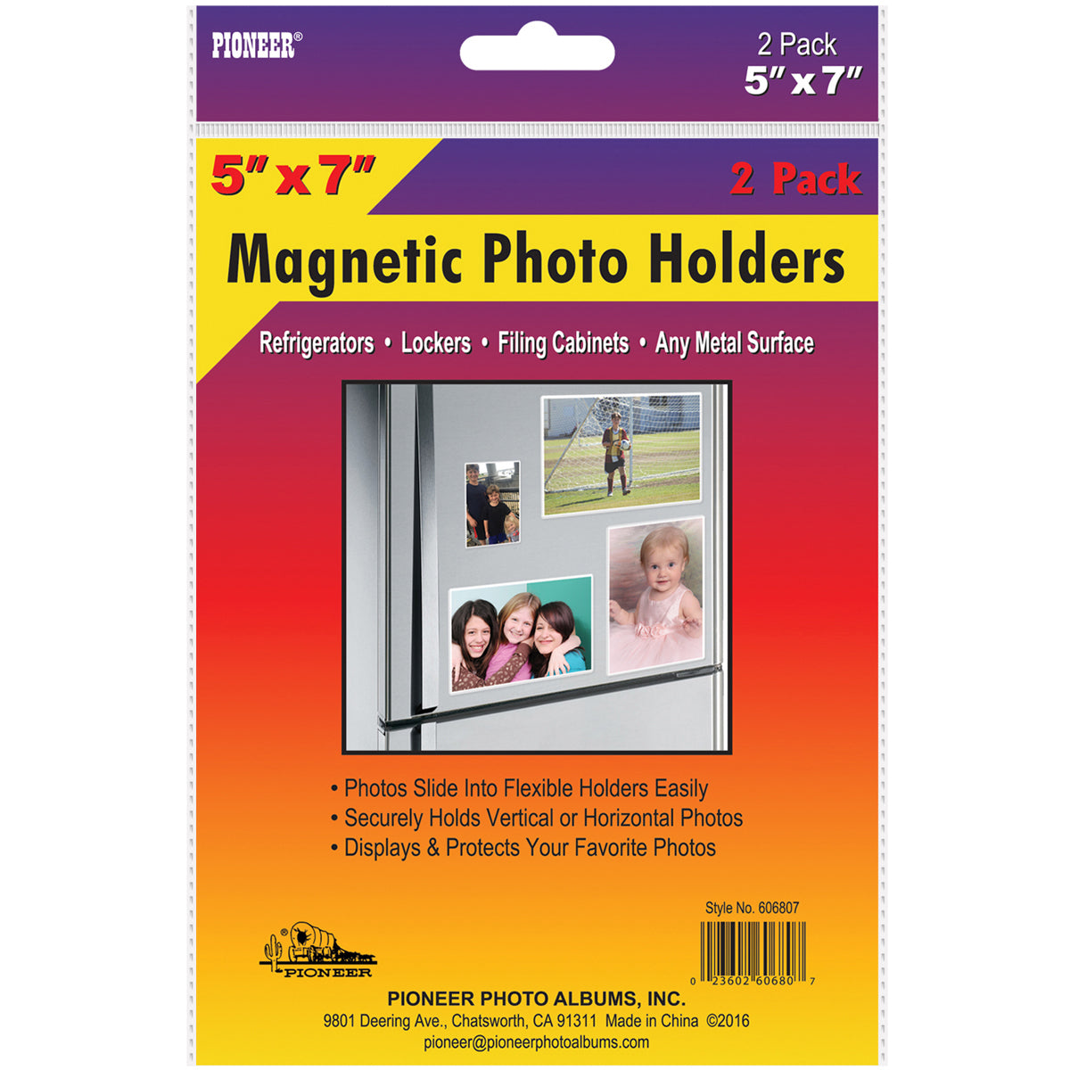 Pioneer Magnetic Photo Holders 2/Pkg - 5"X7"