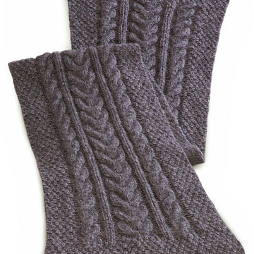 JULIEN - Men's Spike Cable Shawl