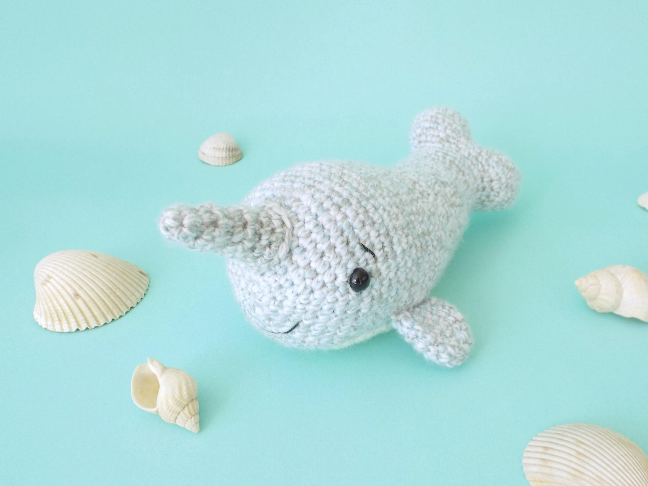 Norbert the Narwhal Amigurumi