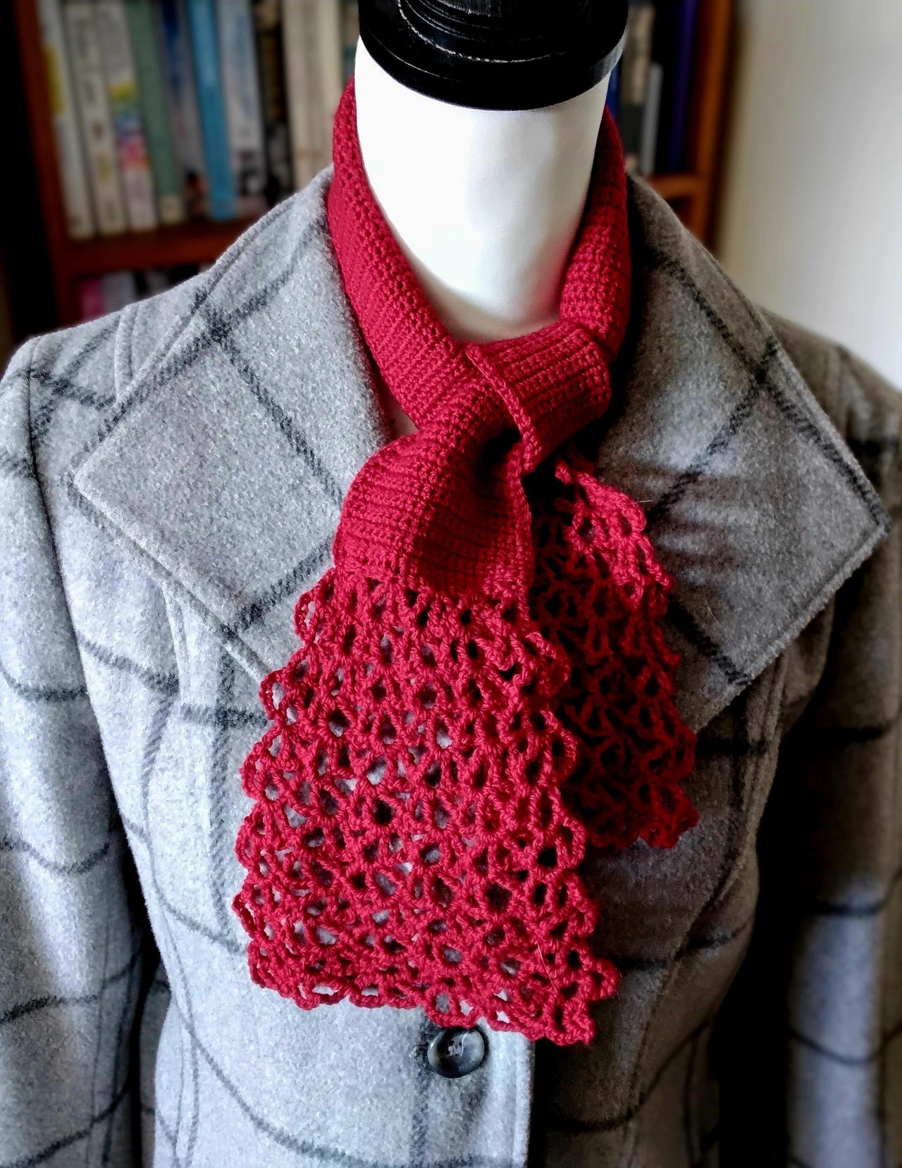 Lacy Waterfall Scarf