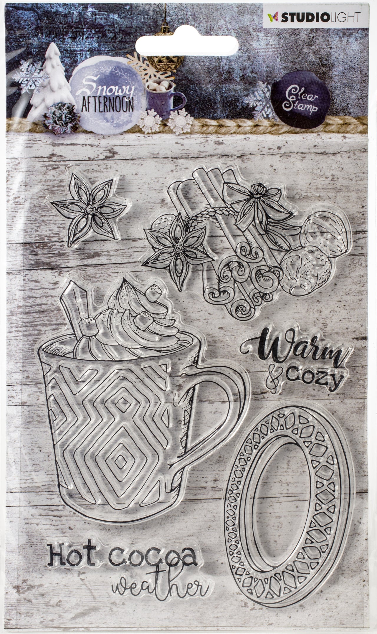 Studio Light Snowy Afternoon Clear Stamps - NR. 396