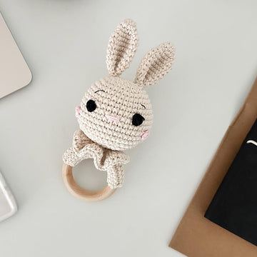 Bunny Baby Lovey Blanket & Rattle Crochet Pattern PDF – Cute Stuffed Toy Tutorial