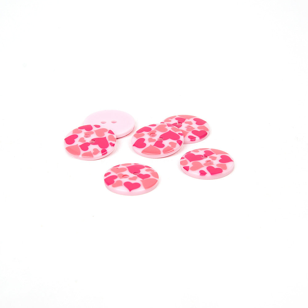 Rico Buttons With Heart Design