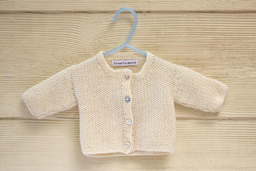 Classic Moss Stitch Cardigan