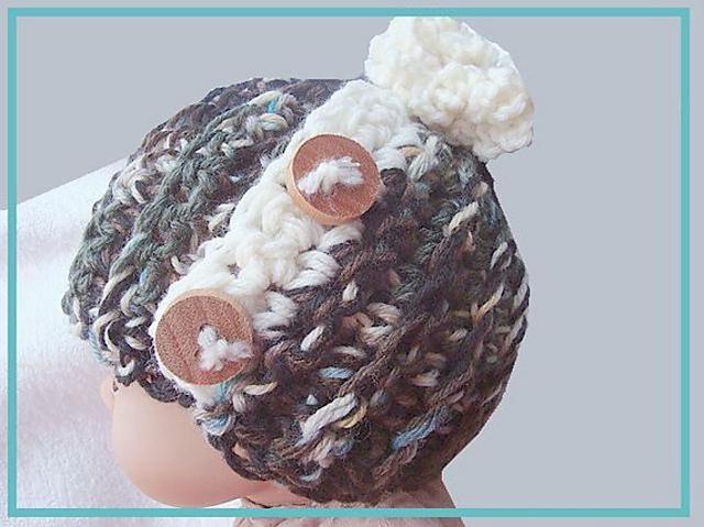 Button Band Hat and Cowl
