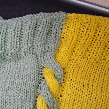 Twisted cable blanket