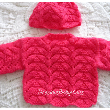 Elisa - Cardigan and Hat
