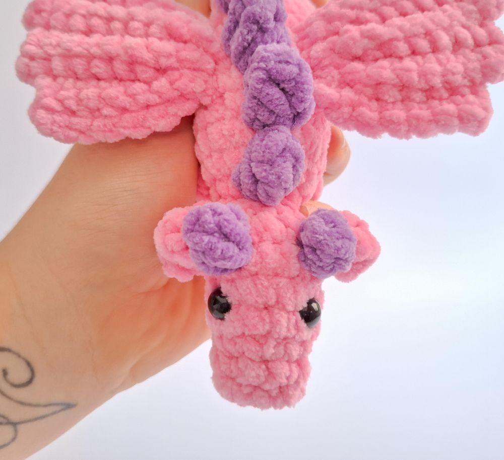 Crochet Dragon low sew pattern