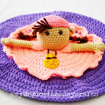 Pirate Lady Blanket Buddy pattern