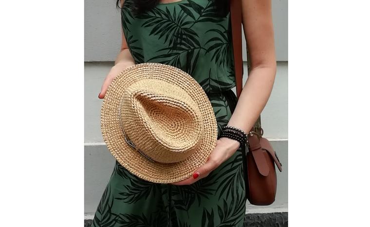 Cowboy raffia hat Fedora Secret