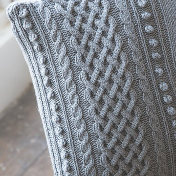 Square Aran Cushion