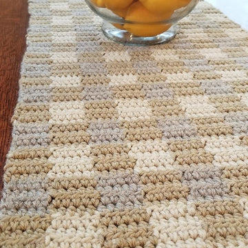 Plaid Checkers Table Runner