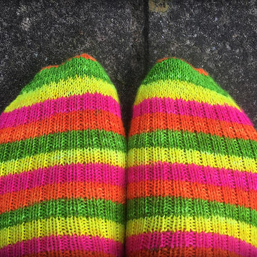 The Best Self-Striping Ribbed Socks in the World