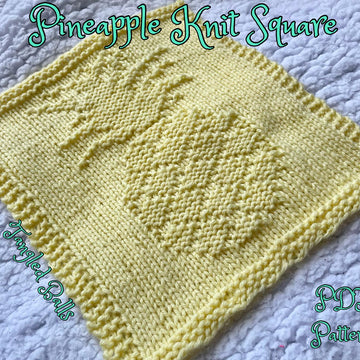Pineapple Knit Square
