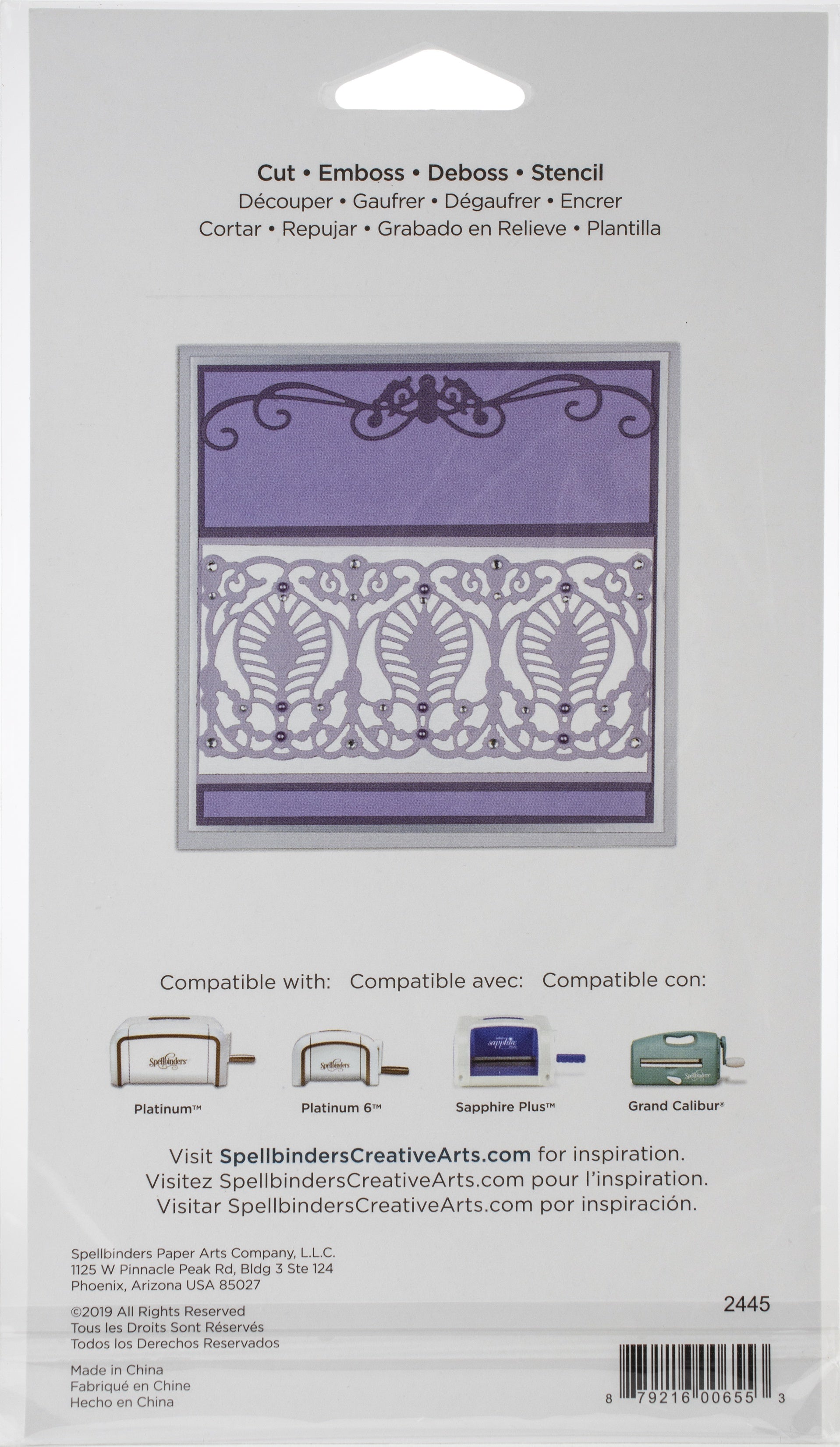 Spellbinders Amazing Paper Grace Shapeabilities Dies - Delicate Tendril Border