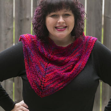 Cranberry Dreams Shawl