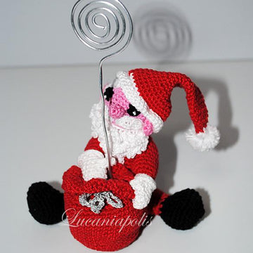 Amigurumi Santa Claus with bag pattern