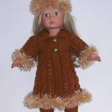 Winter Hat, Coat and Boots Set