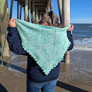 Horizon Tunisian Shawl