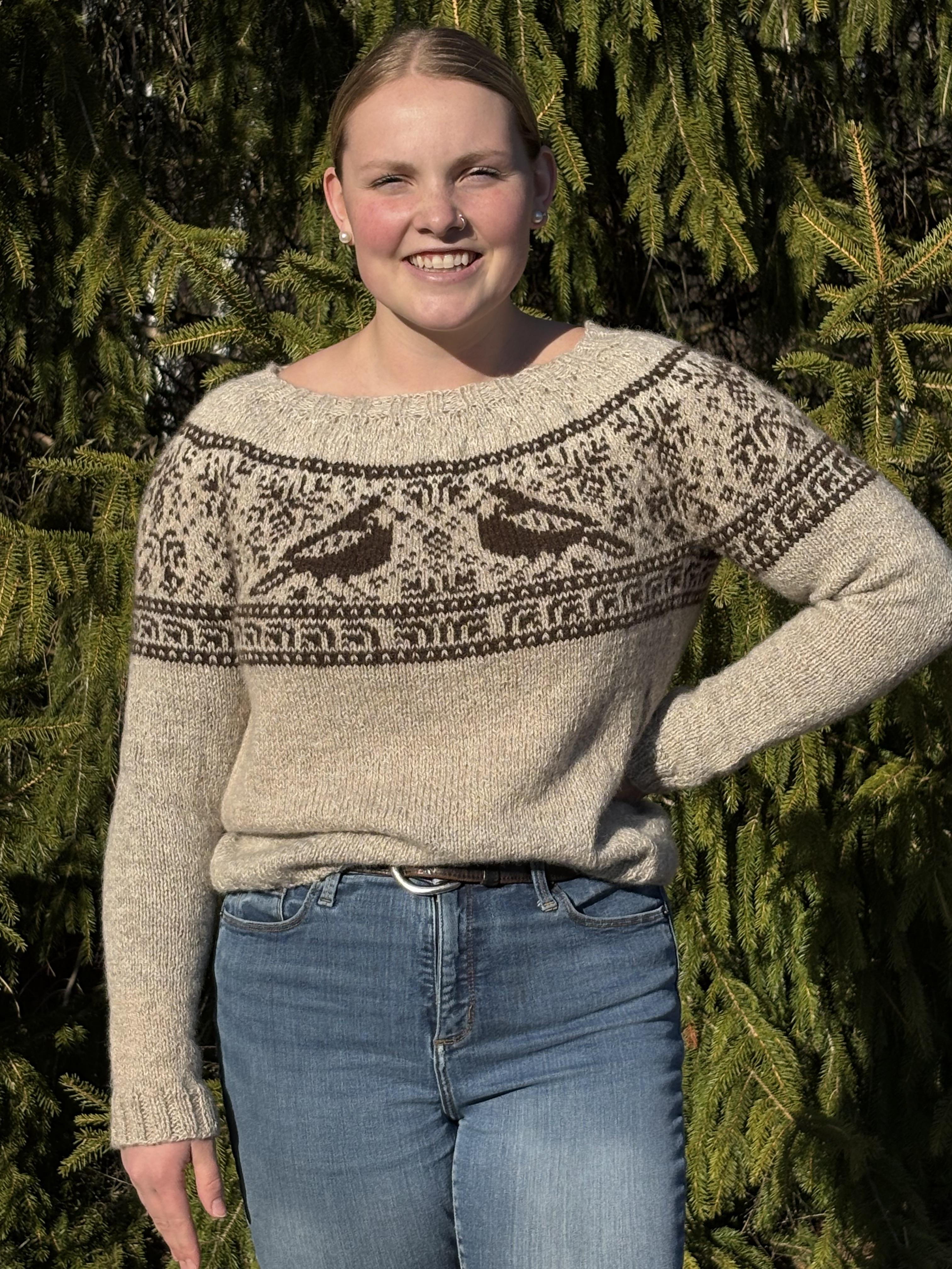 Sylvia L. Halkin cardinal jumper