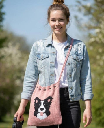 Border Collie Dog Bag