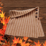 Ribbed Button Cowl Knitting Pattern