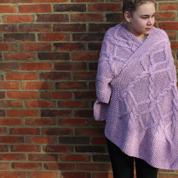 Clodah Cabled Wrap