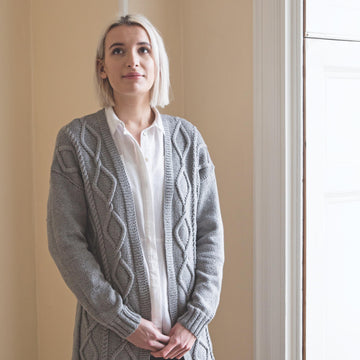Long Aran Cardigan