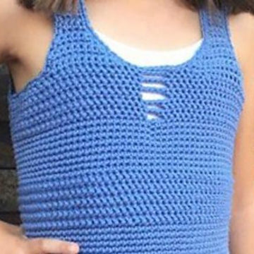 Michelle Shredded Tank - Child Sizes