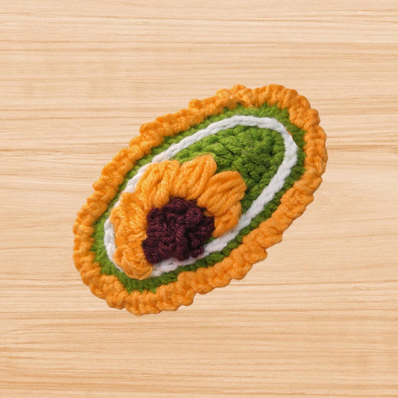 Sunflower Hair Clip – PDF + Video Tutorial