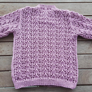 Portia - child's lacy cardigan
