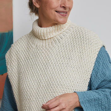 Bib Tank - Slipover Knitting Pattern For Women in Debbie Bliss Cashmerino Chunky by Debbie Bliss