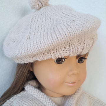 Doll Poncho and Beret