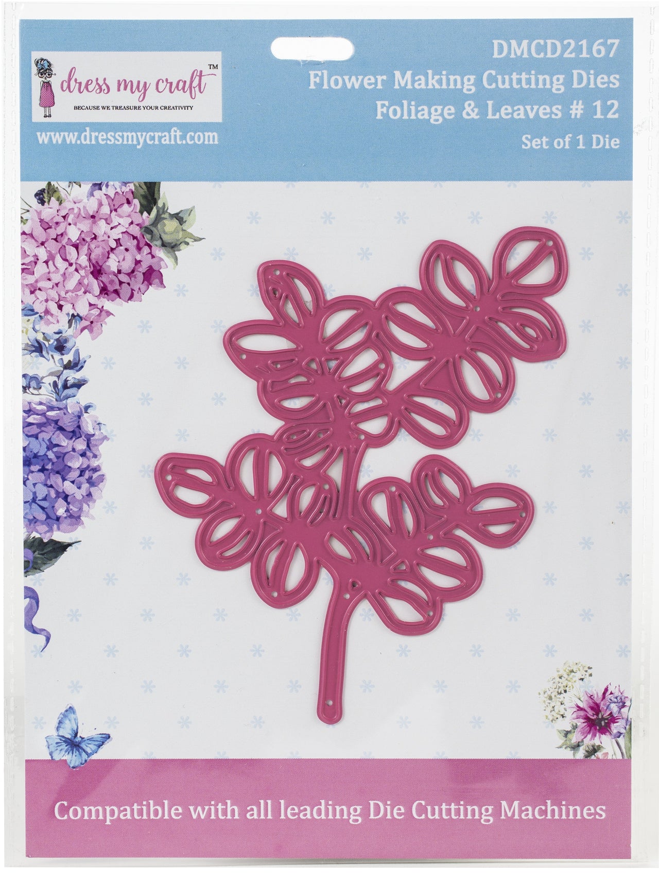 Dress My Craft Dies - Flower Making-Foliage & Leaves #12
