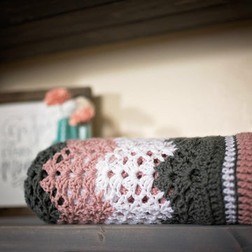 Champagne Blush Chevron