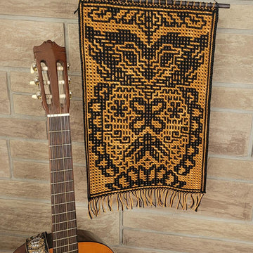 Blooming Owl Wall Hanging