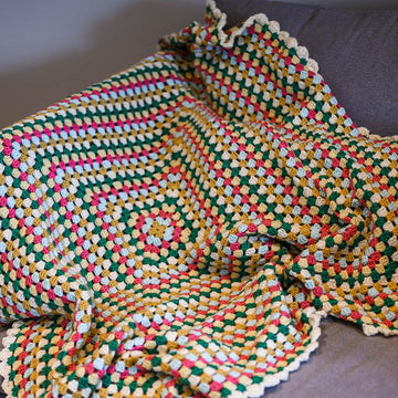 Continuous Granny Square Blanket