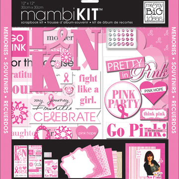 Page Kit 12"X12" - Pretty In Pink