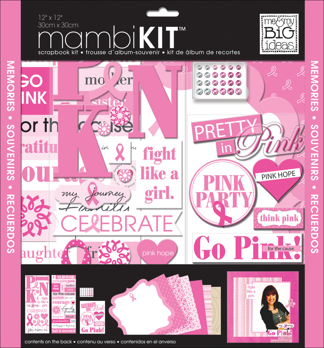 Page Kit 12"X12" - Pretty In Pink