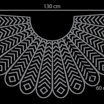 Featherly capelet