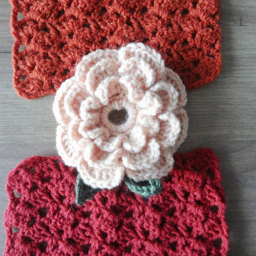 Cottage Rose Patchwork Scarf